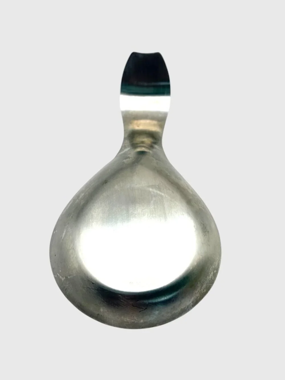 Vintage Silverplate Spoon Rest Ladle Holder Curved Handle 7.75